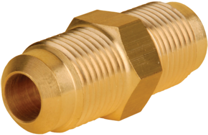 1/2 Inch Brass Male Flare Fitting Connector B704 - Flaring Connector (500x500), Png Download