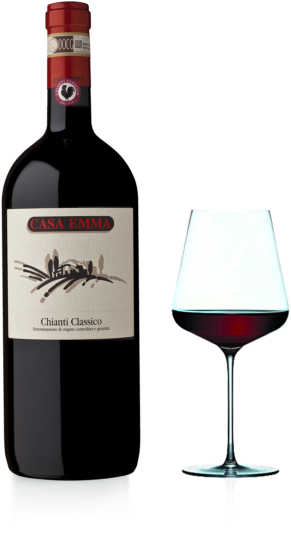 Chianti Classico - Casa Emma - Chianti Classico 2013 (300x554), Png Download