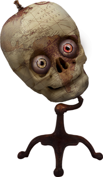 Crâne Png - Chair (350x600), Png Download