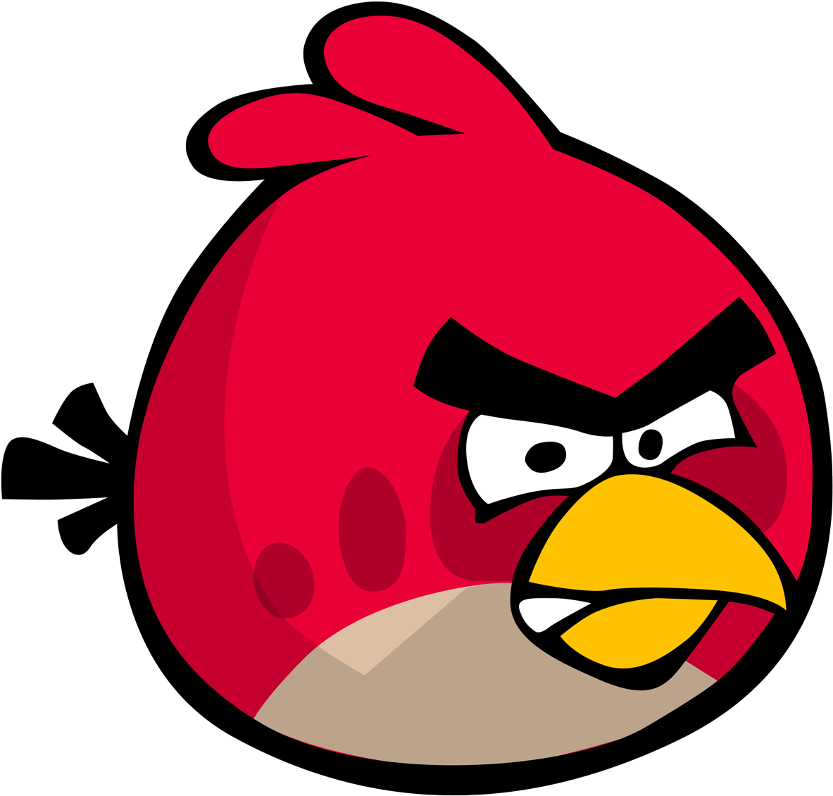 Angry Birds Transparent Png Pictures - Angry Birds Vector Png (1200x1175), Png Download