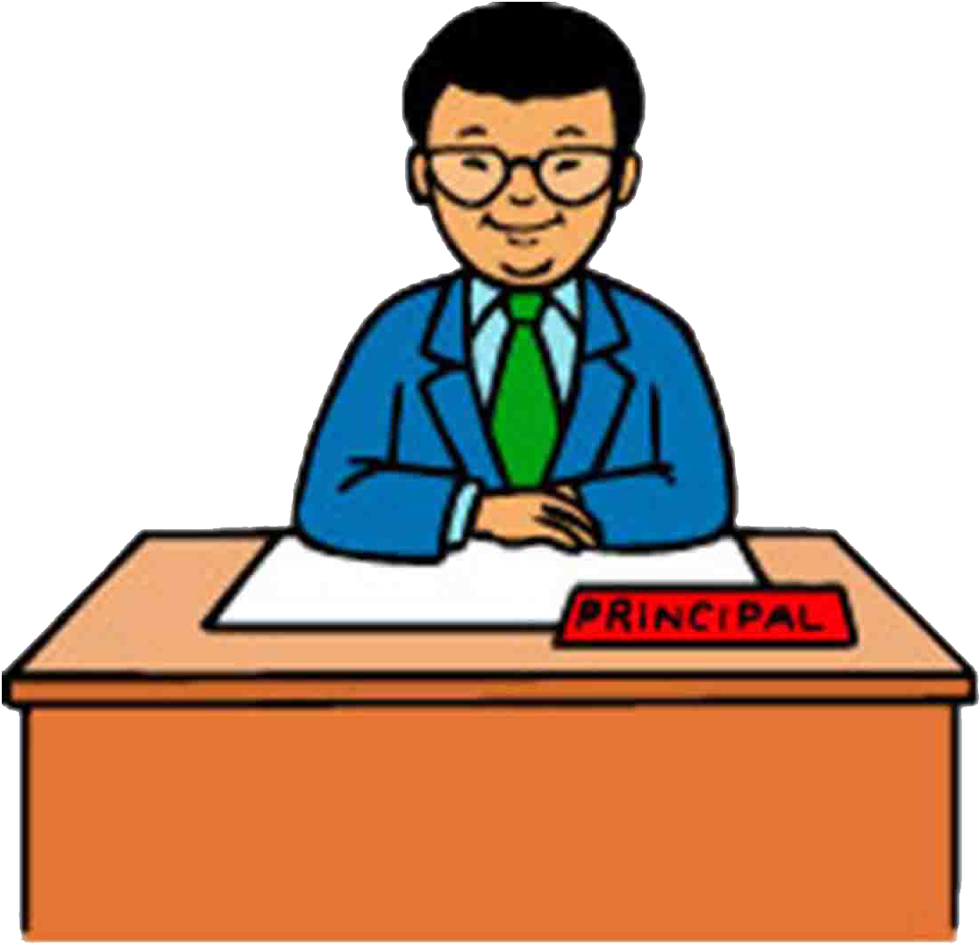 School Principal Clipart Png Transparent Stock - School Principal Clipart (1117x1083), Png Download