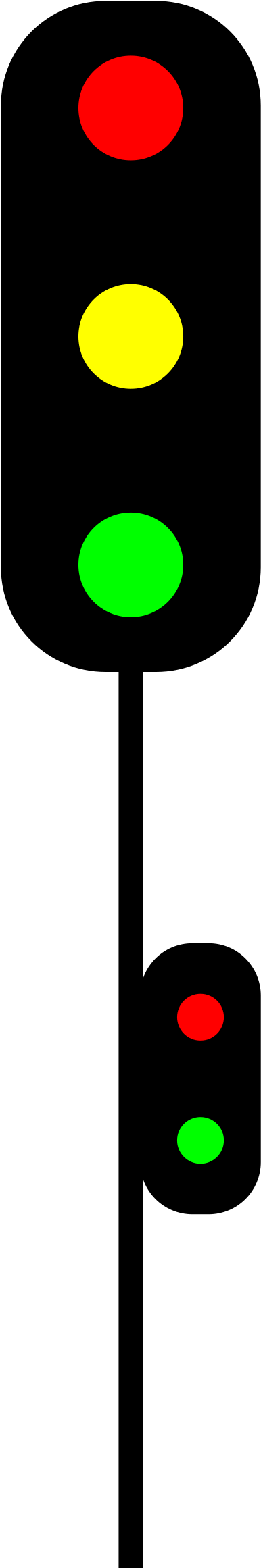 Big Image - Traffic Light Cartoon Png (1697x2400), Png Download