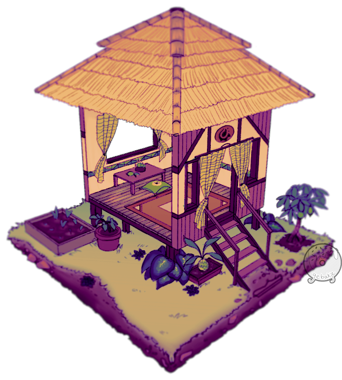 Sugarcore Hut - Gazebo (861x896), Png Download