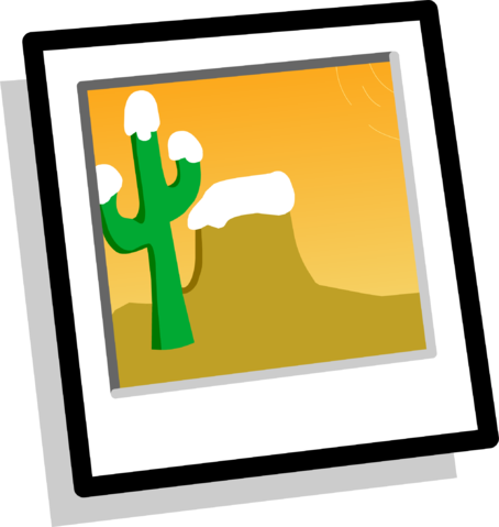 Western Sunset Background Ic - Club Penguin (454x479), Png Download