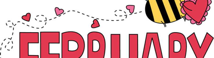 February For Teachers Clipart 1 - February Clip Art (736x200), Png Download