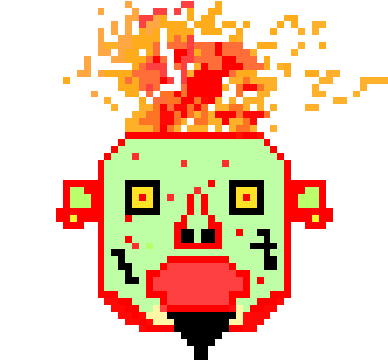 Scary Monster - Cartoon (580x540), Png Download