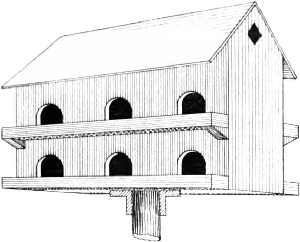 Barn Birdhouse Drawing - Drawing (768x508), Png Download