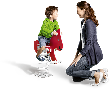Playground Mother Child - Child (700x500), Png Download