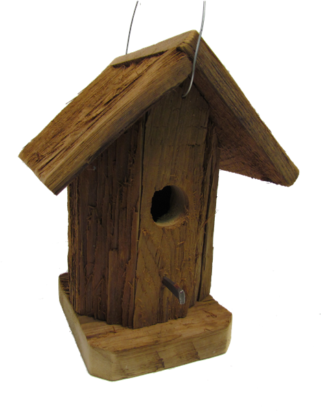 Bird-n-hand Round Birdhouse (484x600), Png Download
