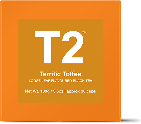 Terrific Toffee Loose Leaf Gift Cube - T2 Tea Jade Mountain (555x555), Png Download