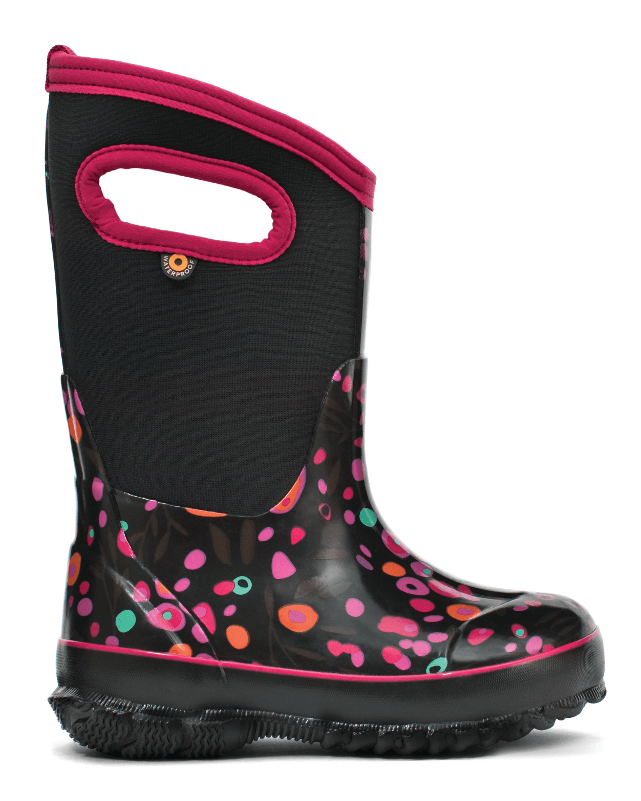 Bogs Kids Classic Cattail Black Multi - Bogs Men's Classic High (800x800), Png Download