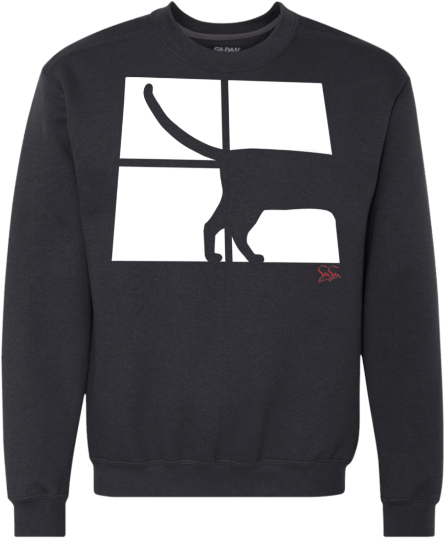 Cat Tail Heavyweight Crewneck Sweatshirt 9 Oz - Su-ck It Up Butter Cup Shirt (1060x1060), Png Download