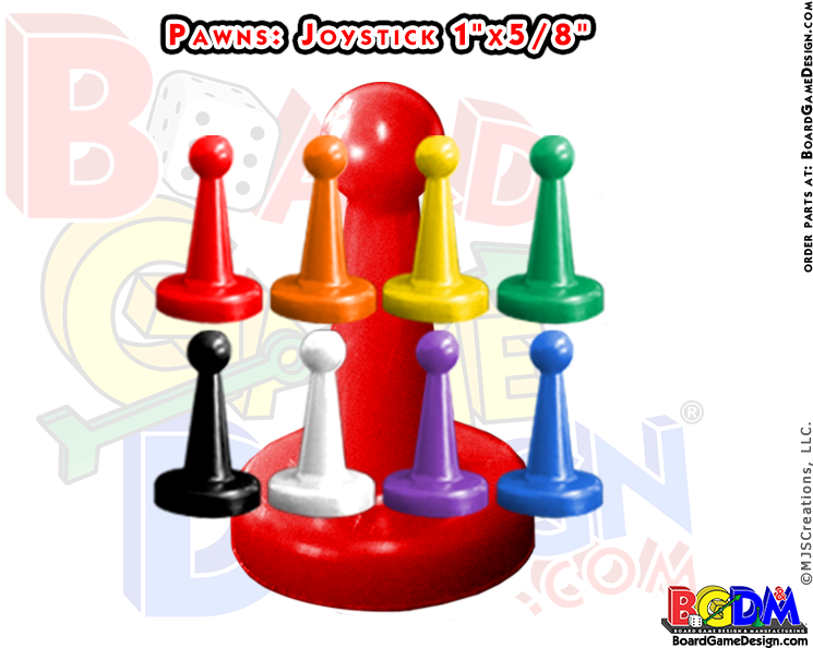 Pawns Joystick Shaped, Player Pieces, Movers - Board Game Game Pieces Png (800x600), Png Download