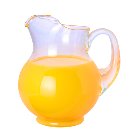 Pitcher Of Orange Juice - Fruit Juice Jug Png (450x450), Png Download