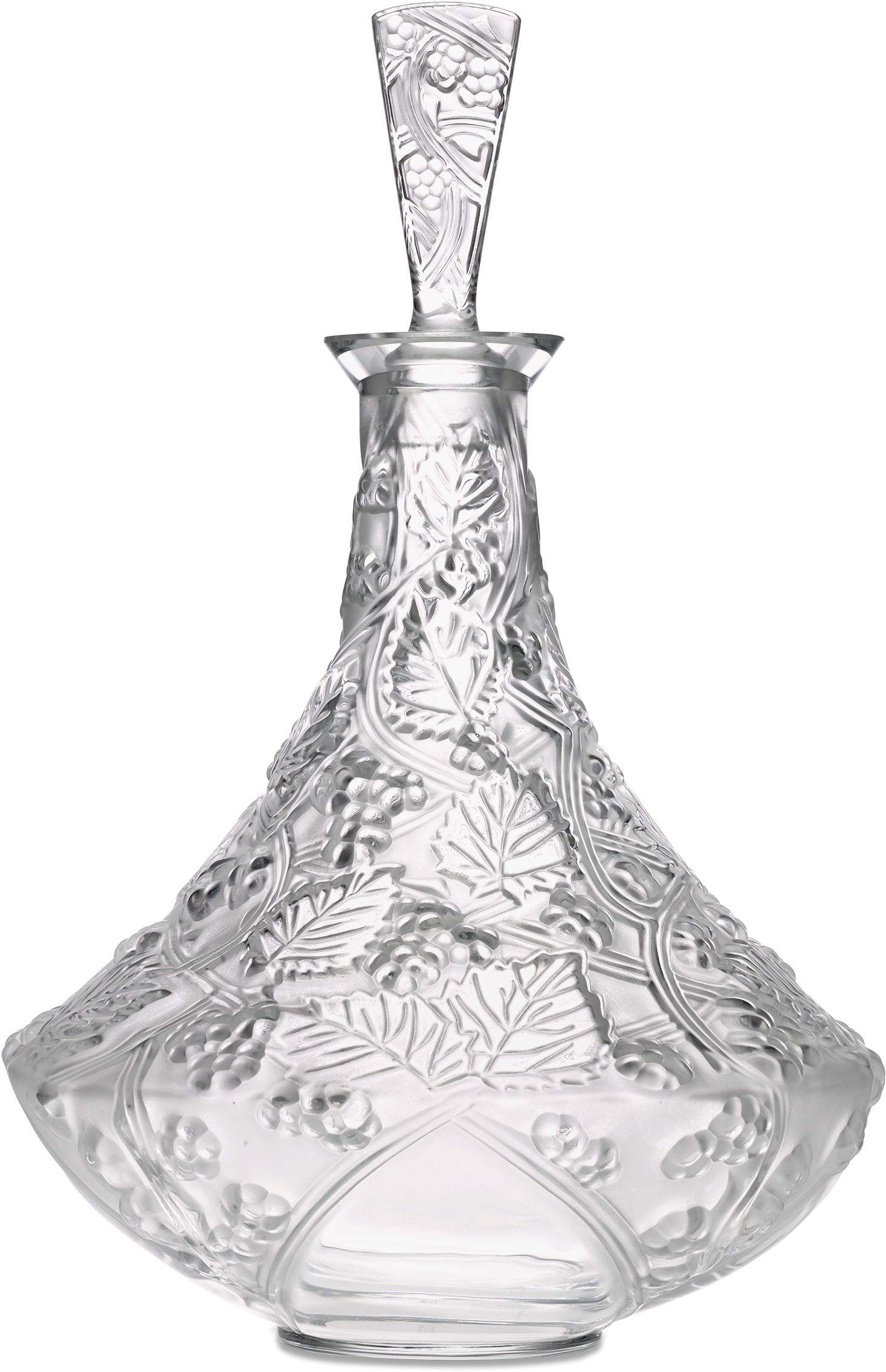 Lalique Crystal Wine Decanter Glass Since Rau Antiques - Decanter (2000x2500), Png Download