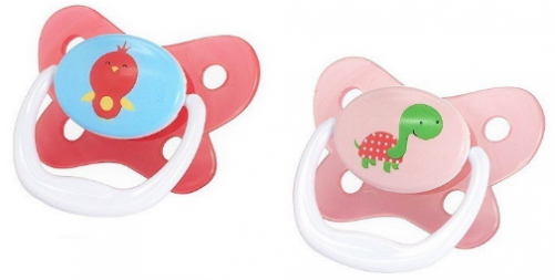Dr Browns Prevent Pacifiers Pink 12 Months - Dr. Brown's Prevent Butterfly Pacifier 2 Pack- Blue (500x500), Png Download