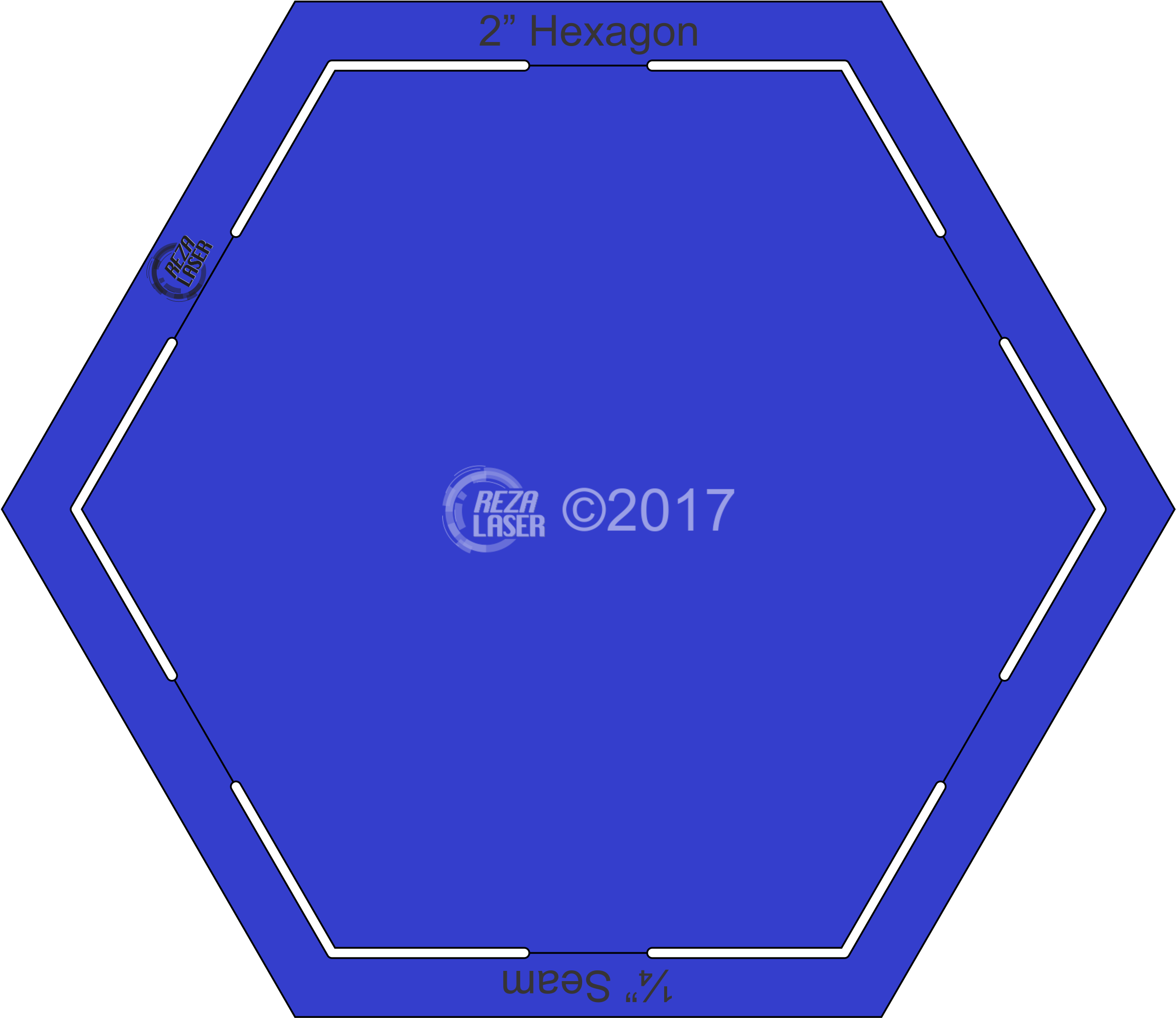 Hexagon - Black Mamba (2294x2294), Png Download