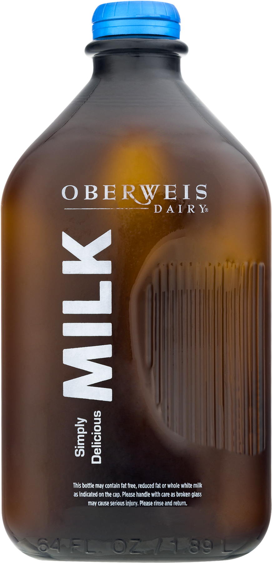 Oberweis Reduced Fat Milk - 12 Fl Oz Bottle (1800x1800), Png Download