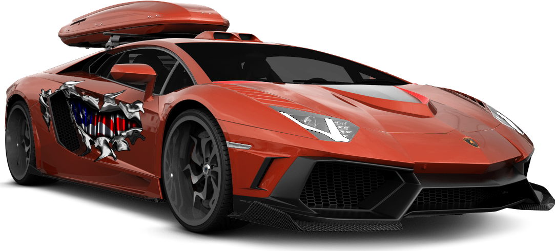 Lamborghini Aventador (1083x490), Png Download