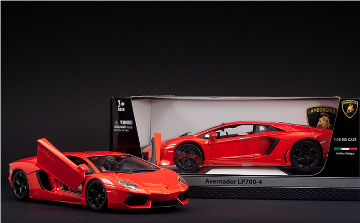 Bburago - Scale 1/24 Lamborghini Aventador Lp700-4 (700x700), Png Download