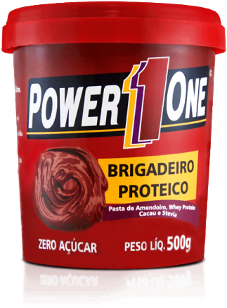 Brigadeiro - - Pasta De Amendoim 500g Brigadeiro Protéico - Power (500x500), Png Download