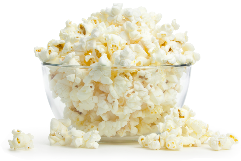 Easy On Your Waist - Popcorn In Bowl (792x531), Png Download