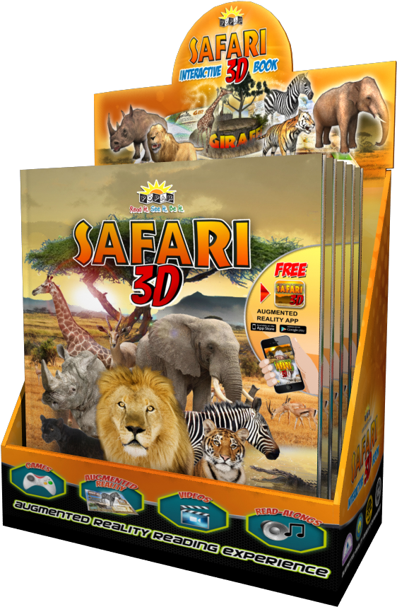 3d Safari Book (1024x1024), Png Download
