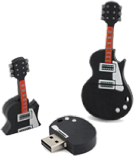 Guitar Usb Flash Drive - Guitar Usb (550x550), Png Download