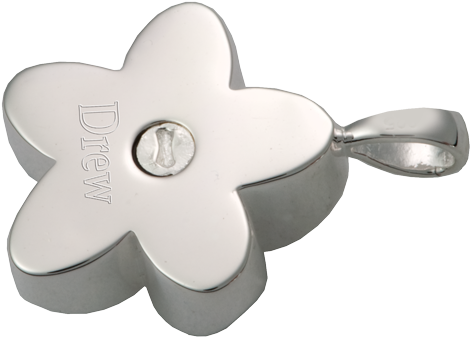 Cremation Jewelry Plumeria Flower Urn Opening Shown - Frangipani (500x500), Png Download