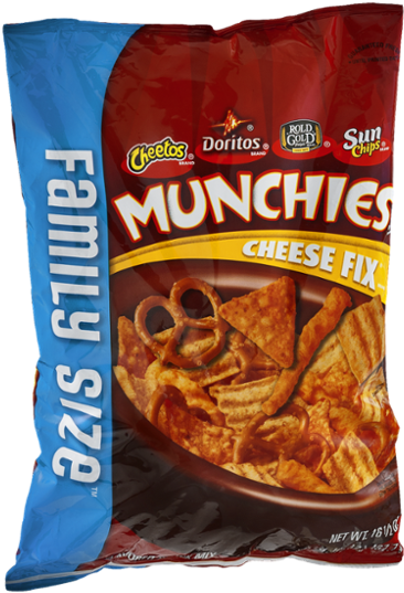 Munchies Snack Mix, Cheese Fix - 8.5 Oz Bag (600x600), Png Download