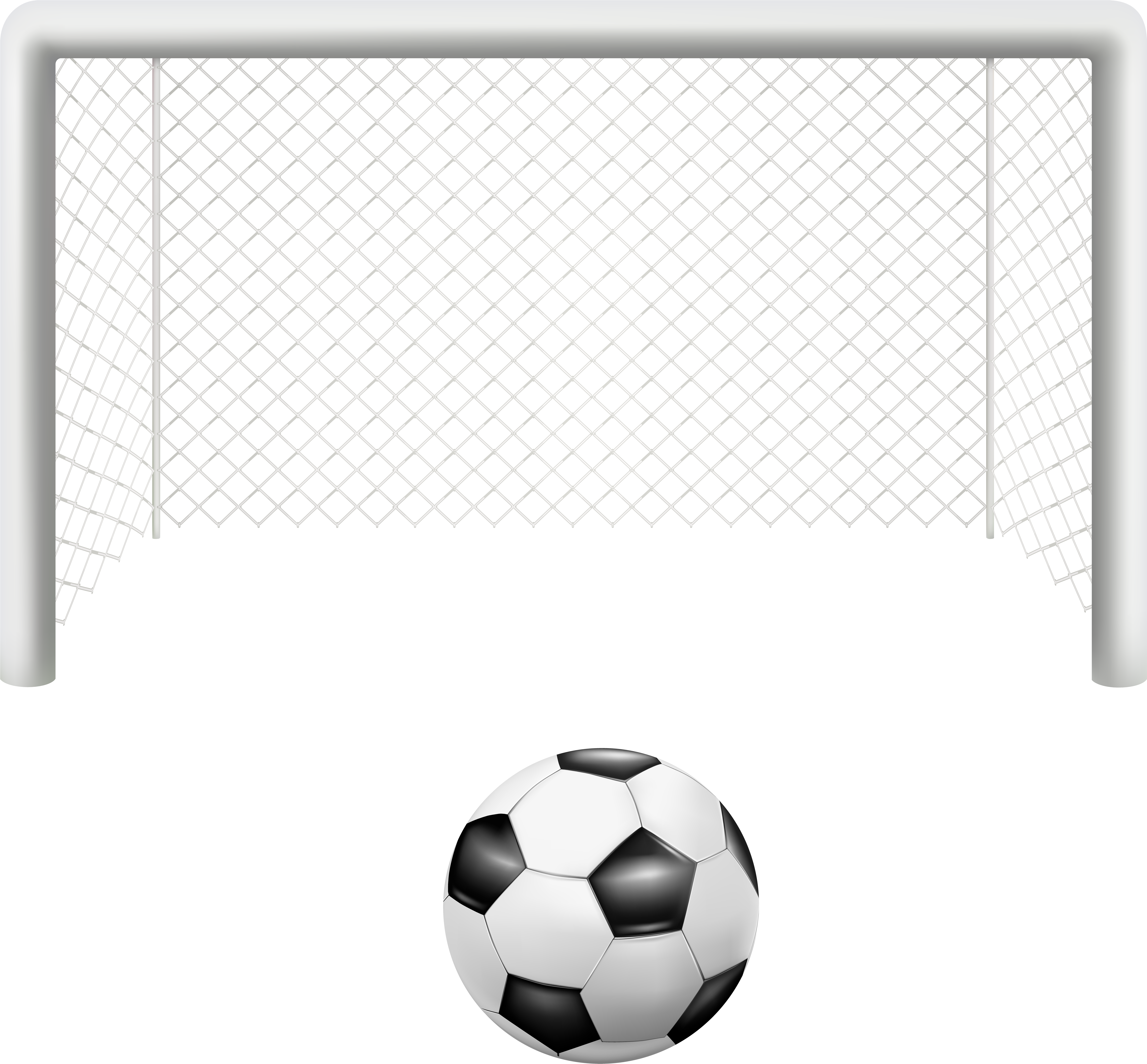 Football Gate And Ball Png Clip Art Image, Is Available (8000x7420), Png Download