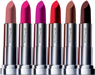 Maybelline The Powder Mattes By Color Sensational Lipstick - Maybelline Lipstick (440x280), Png Download