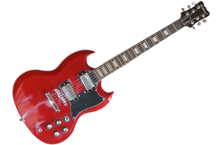 Guitarra Eléctrica - - Gibson Sg (610x465), Png Download