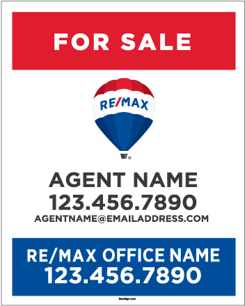 Remax For Sale Hanging Yard Sign 30tx24w Square 510px - Re Max For Sale (510x510), Png Download