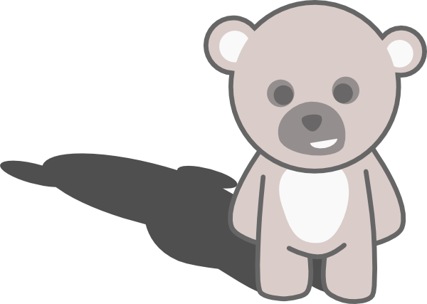 Cute Teddy Bear Cartoon (600x427), Png Download
