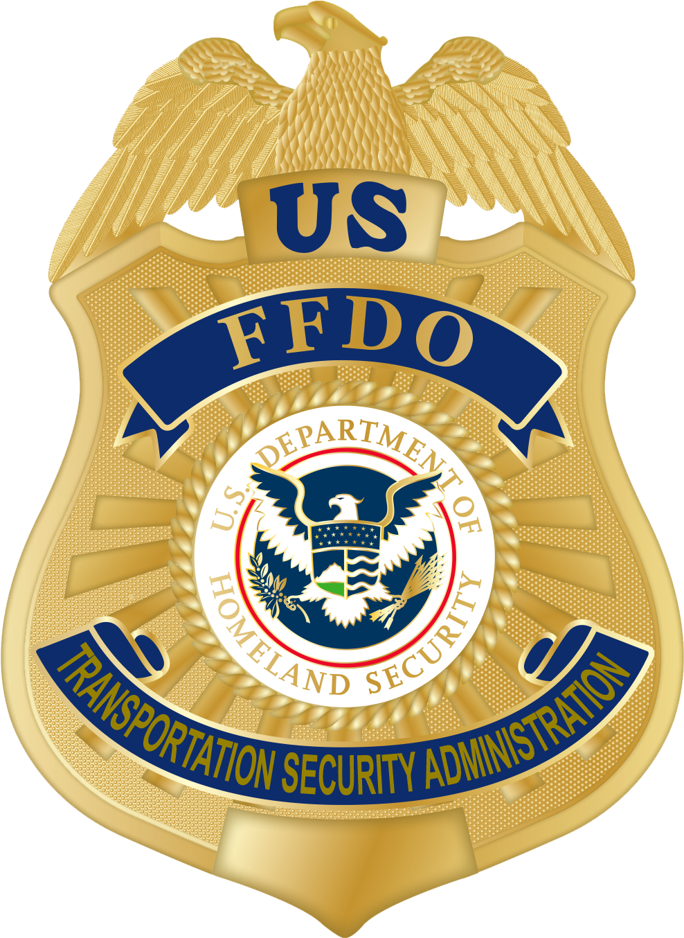 Federal Flight Deck Officer Badge - Duties And Responsibilities Of The Secretary (1047x1366), Png Download