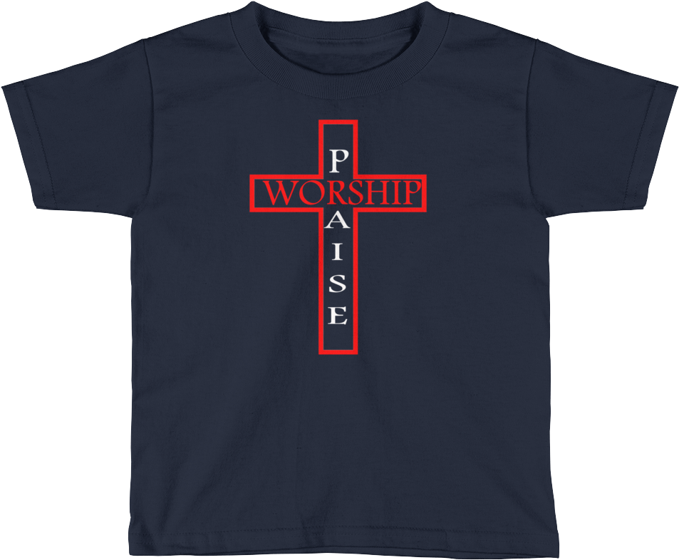 Praise & Worship Kids Short Sleeve T-shirt - Shirt (1000x1000), Png Download