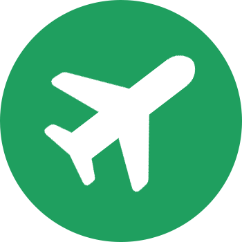 Tours And Travels Logo Vector Png Saveon - Travel Icon Green Png (350x350), Png Download