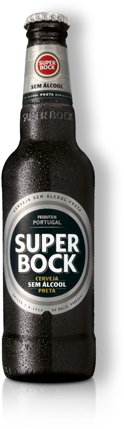 Non-alcoholic Black - Super Bock Non Alcoholic (832x873), Png Download