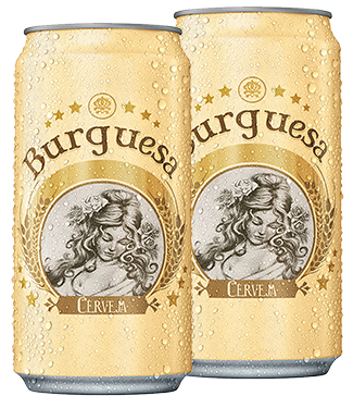Cerveja Burguesa Lata 350ml (400x400), Png Download