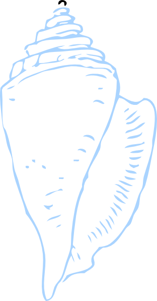 Blue Shell Svg Clip Arts 312 X 597 Px (312x597), Png Download