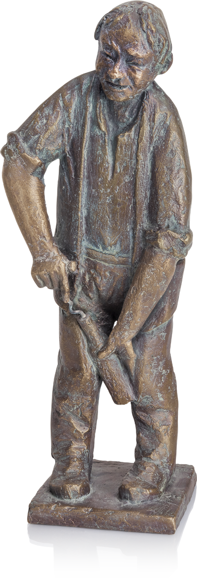 Bronzefigur Korkenzieher Von Theophil Steinbrenner - Theophil Steinbrenner (402x1180), Png Download