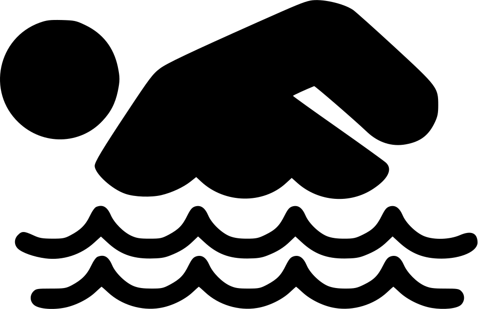 Swimming Person - (981x634), Png Download