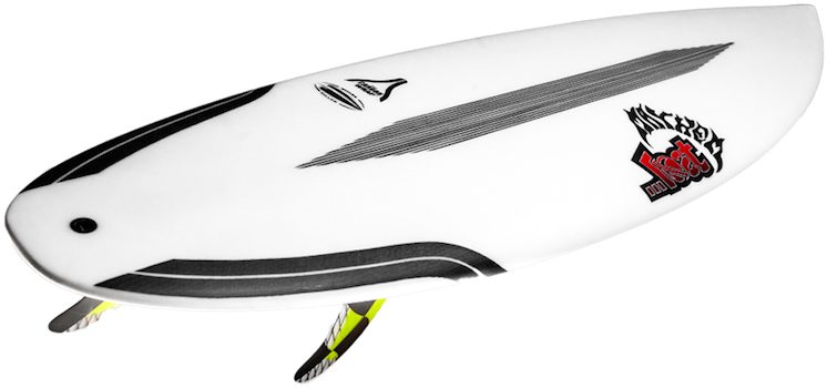 Lost Quiver Killer 5'5" Carbon - Surf Board Carbon Wrap (800x370), Png Download