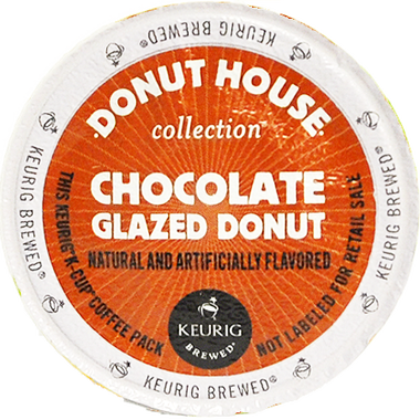 Donut House Coffee Chocolate Glazed Donut Flavored - Donut House Collection Chocolate Glazed Donut Coffee, (380x380), Png Download