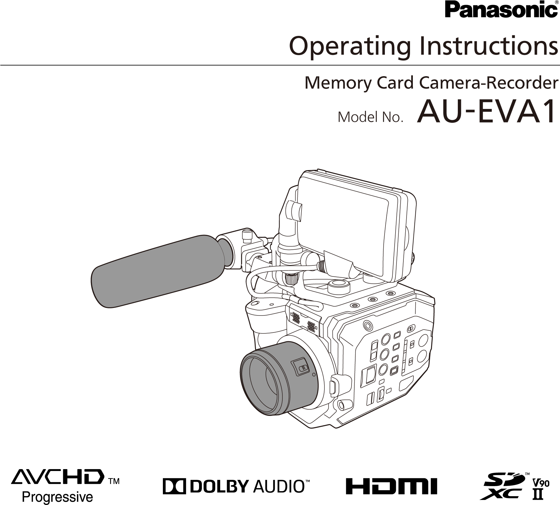 Operating Instructions Au-eva1 - Panasonic Au-eva1 5.7k Super 35mm Cinema Camera (1780x1664), Png Download