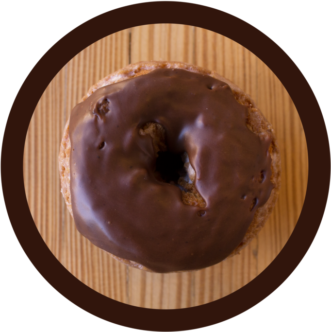Chocolate Glazed Buttermilk (1000x717), Png Download