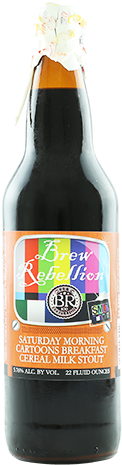 Brew Rebellion Saturday Morning Cartoons Breakfast - Beer Bottle (480x480), Png Download
