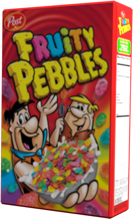 Download Zip Archive - Fruity Pebbles Breakfast Cereal - 15oz - Post (750x650), Png Download