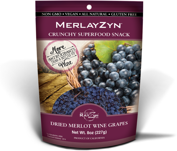 8oz Merlayzyn® Snack Pack - Rayzyn 8 Oz. Merlayzyn Dried Cabernet T8906 (579x600), Png Download